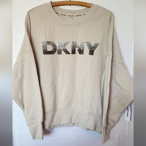 DKNY Cream Women's Sweater sz Large‎ NWT